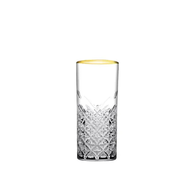Paşabahçe Timeless - Golden Touch - Longdrink - 295 ML - Set van 4