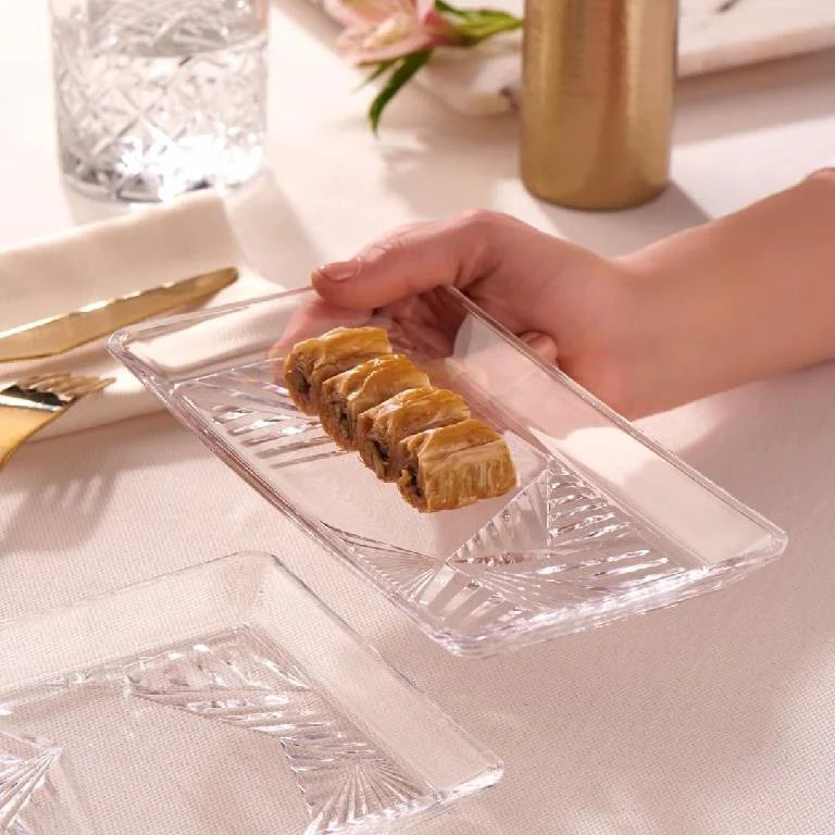 Paşabahçe Madlen - Servies Bord - Crystalline