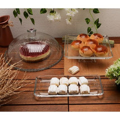 Paşabahçe Madlen - Servies Bord - Crystalline