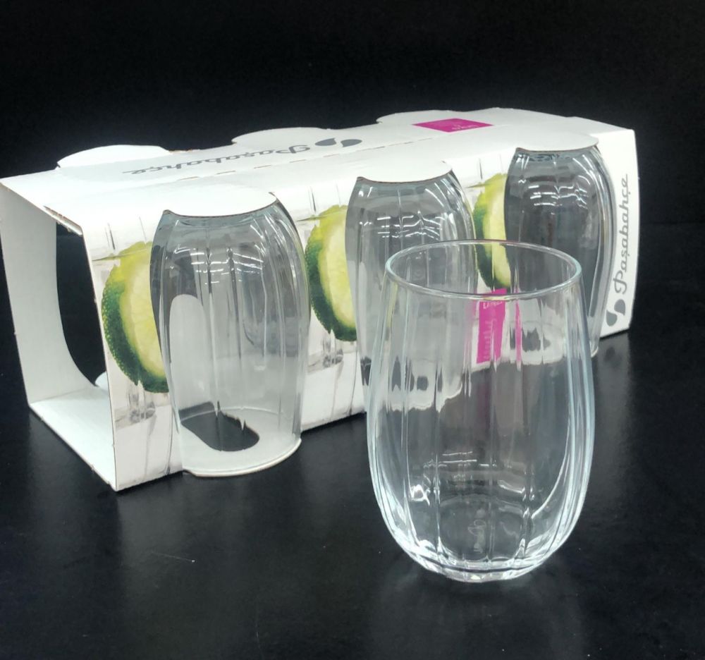Paşabahçe Linka - Waterglas/Waterglazen - Set van 6 - 380 ML