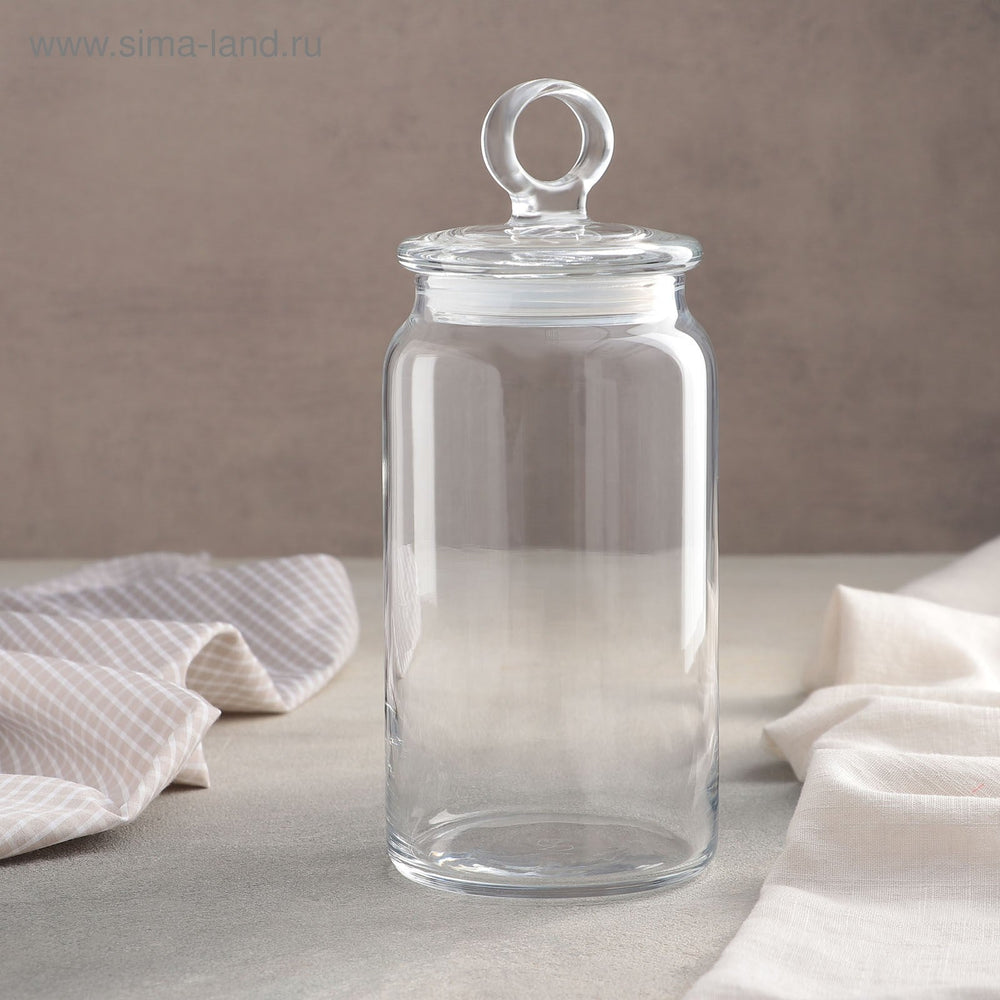 Paşabahçe Kitchen Slim - Voorraadpot Met Luchtafsluitende Deksel - 1130 ml