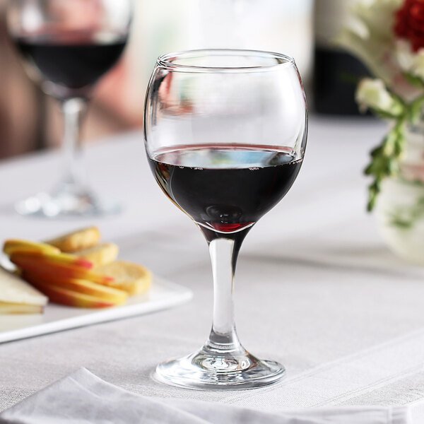 Paşabahçe Bistro - Glazen Op Voet - Set van 6 - 290 ML