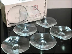 Paşabahçe Dantel - Glazen Turkse Thee Onderzetters - Set van 6 - 123 mm