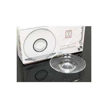Paşabahçe Linka - Glazen Turkse Thee Onderzetters - Set van 6 - 122 MM