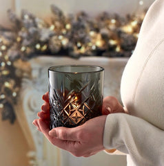 Paşabahçe Timeless Tumbler Zwarte Glazen Set van 4 345 ml