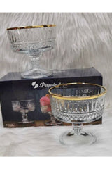 Paşabahçe Elysia Ice Cream CoupeĘ Golden Touch Set van 2 - 245 ML
