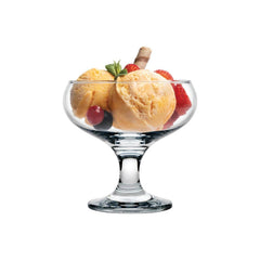 Paşabahçe Ice ville - Schaal Op Voet - Set van 2 - 100 mm