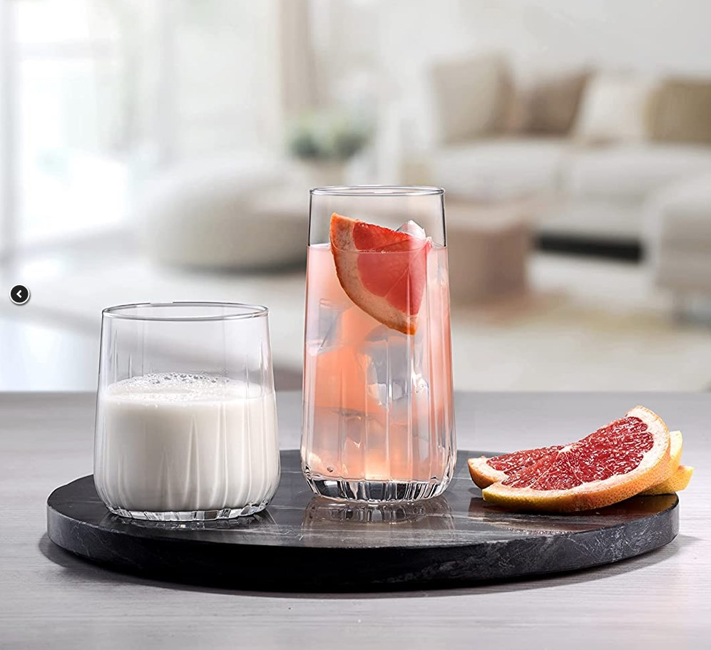 Paşabahçe Nova Longdrinkglazen/ Waterglas Set van 3 360 ml