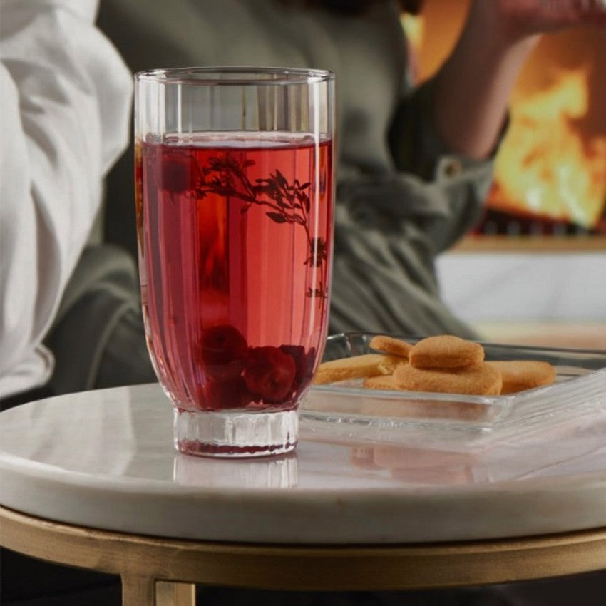 Paşabahçe Amore - Longdrinkglazen/ Waterglas - Set van 6 - 410 ml