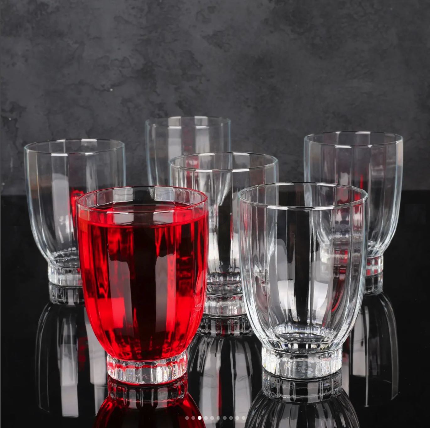 Paşabahçe Amore - Waterglas/Waterglazen - Set van 6 - 330 ml