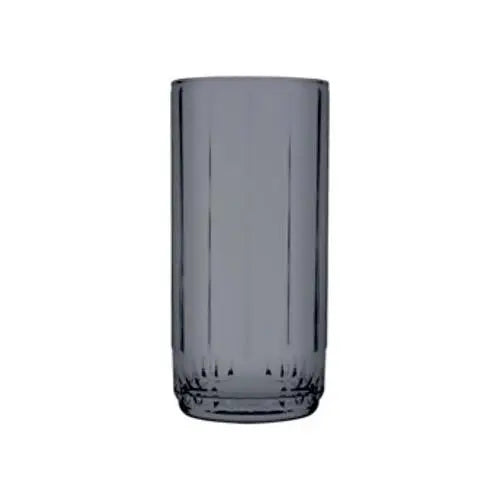 Paşabahçe Leia - Zwarte Longdrinkglazen - Set van 3 - 310 ml