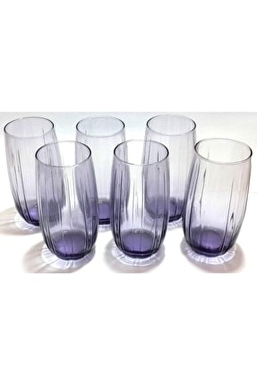 Paşabahçe Linka - Paarse Longdrinkglazen - 500 ml - Set van 3