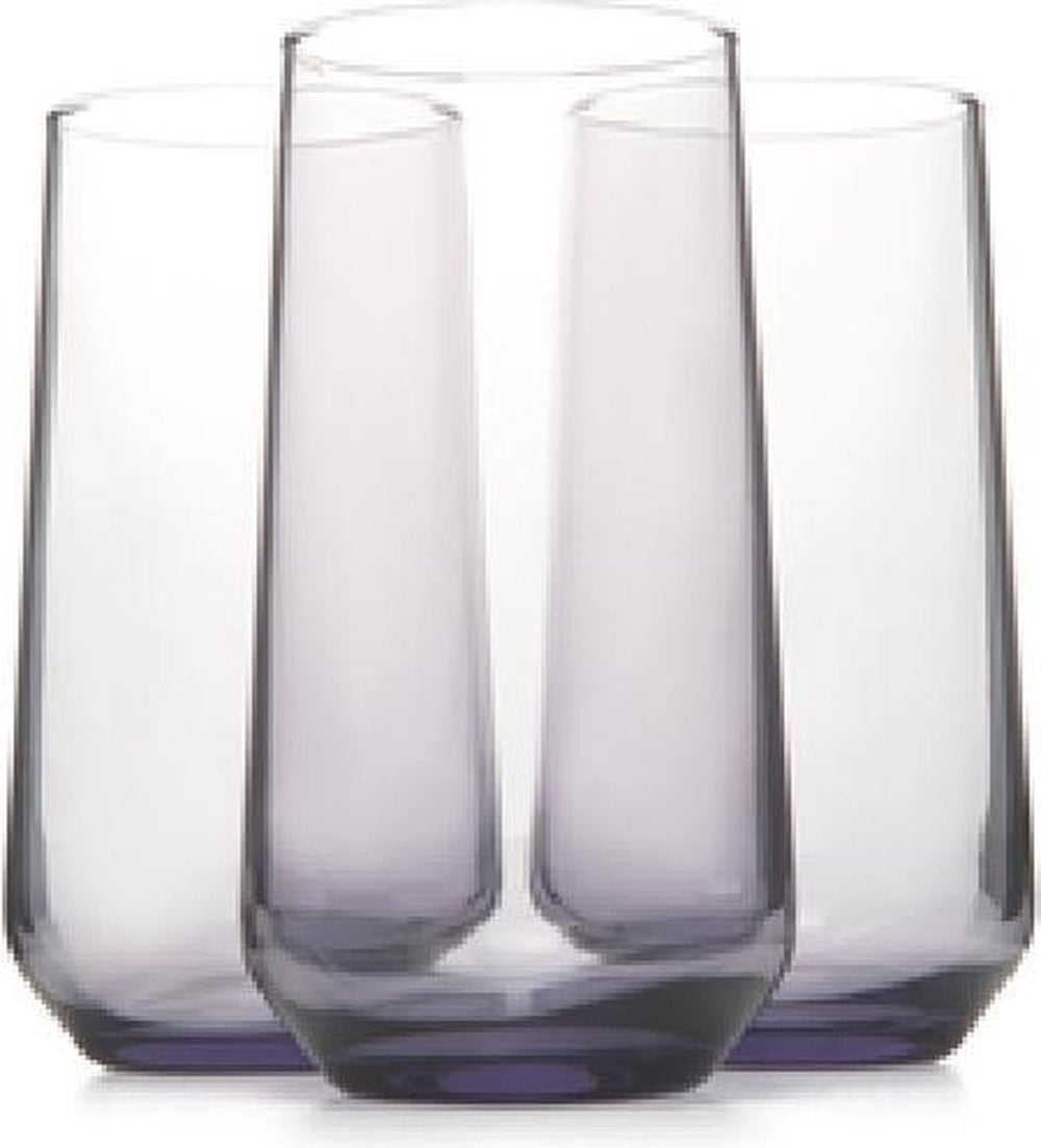 Paşabahçe Allegra - Paarse Longdrinkglazen - Set van 3 - 470 ml