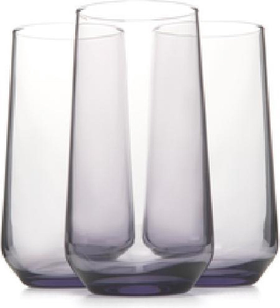 Paşabahçe Allegra - Paarse Longdrinkglazen - Set van 3 - 470 ml