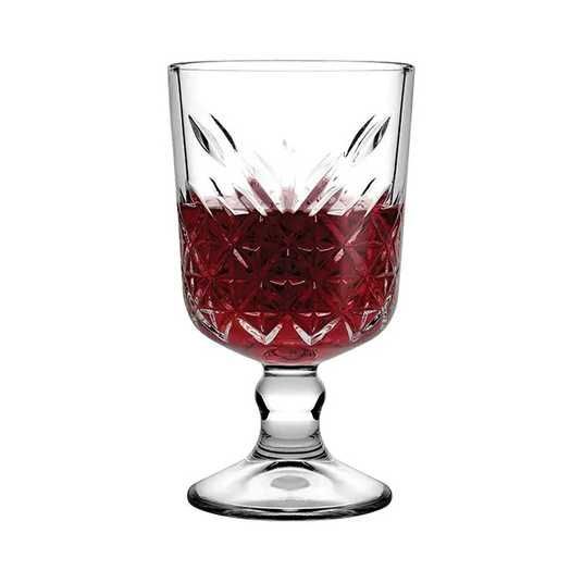 Paşabahçe Timeless - Glazen Op Voet - 330 ml - Set van 4