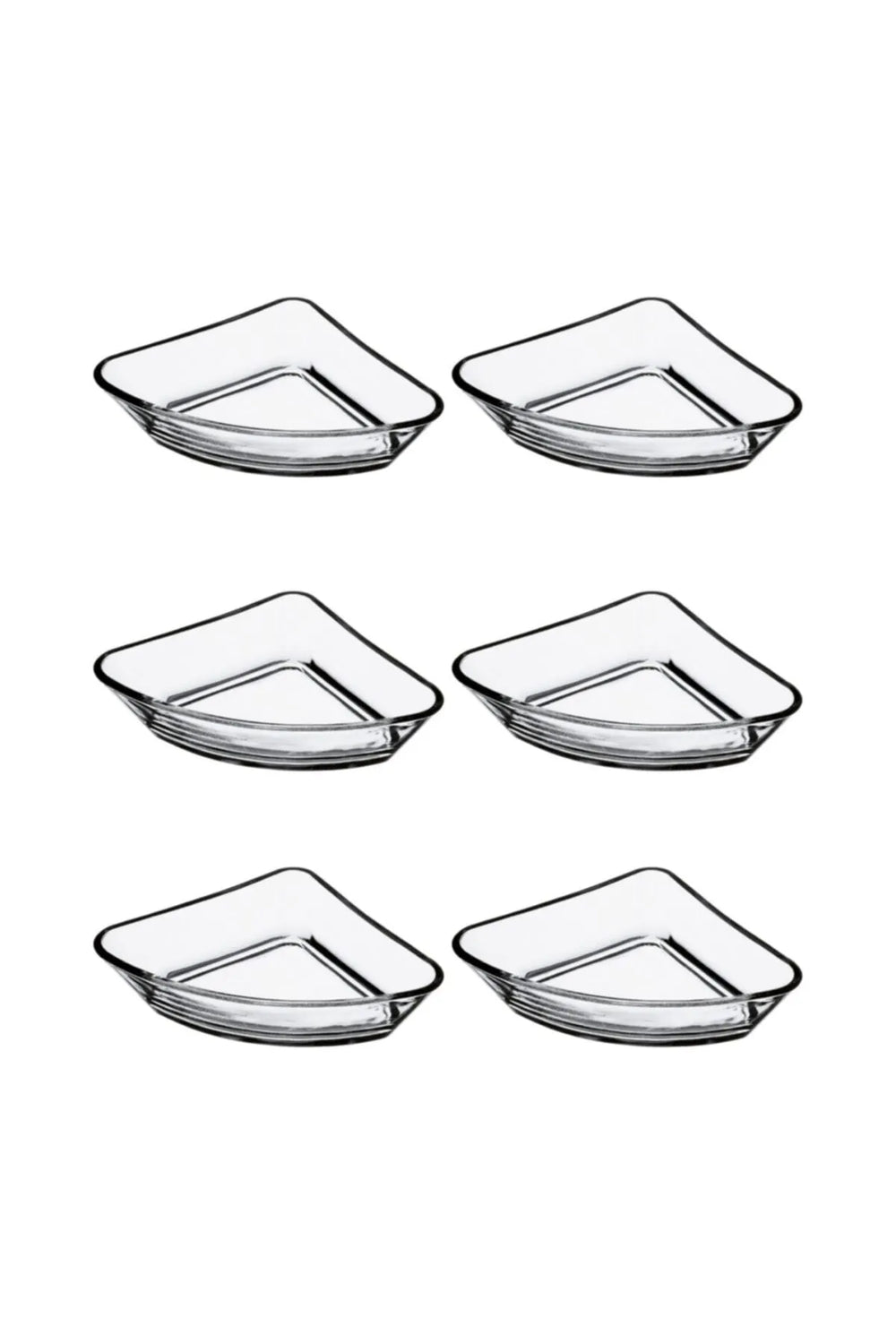 Paşabahçe Arte - Tapasschaaltjes - Set van 6 - 117,5 mm