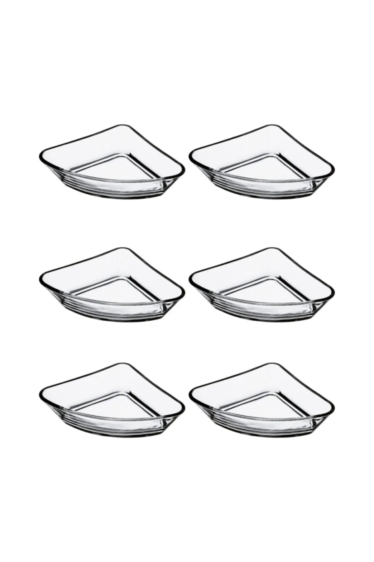 Paşabahçe Arte - Tapasschaaltjes - Set van 6 - 117,5 mm