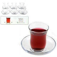 Paşabahçe Cay Takimi - Turkse Theeglazen - 12 Delig - 95 ml