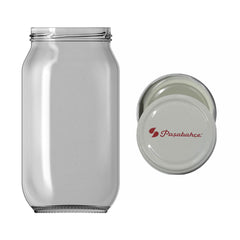 Paşabahçe Kavanoz - Voorraadpot - 660 ml - Inclusief Deksel - 1 Stuk - 14 cm Hoog