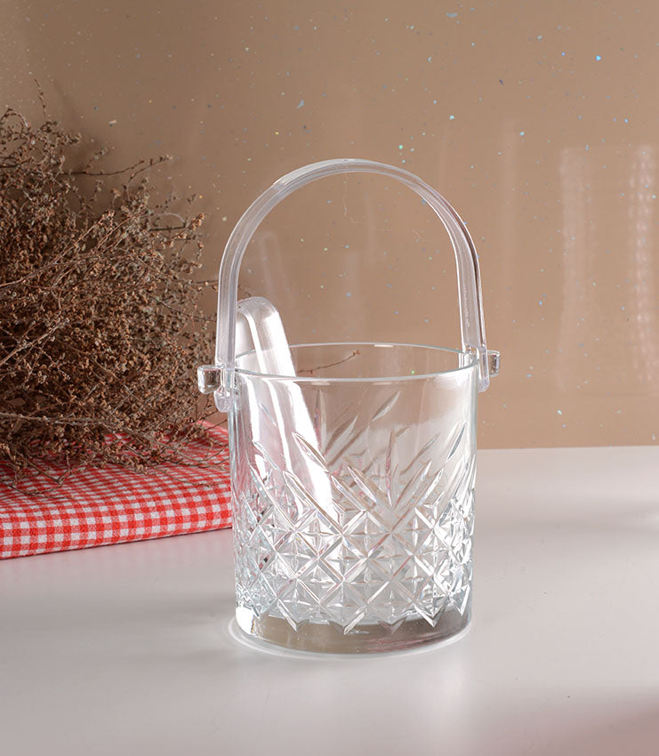 Paşabahçe Timeless - Glazen Ijsemmer Met Handvat + Tang - 149 cm x 129 cm - 1000 ml