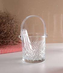 Paşabahçe Timeless - Glazen Ijsemmer Met Handvat + Tang - 149 cm x 129 cm - 1000 ml