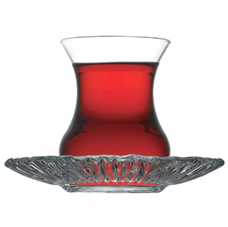 Paşabahçe aurora - 12 delige thee set