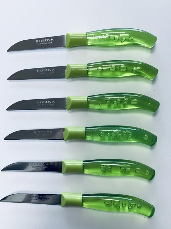 Kosova Schilmes RVS - Super Scherp - Set 6x - Groen