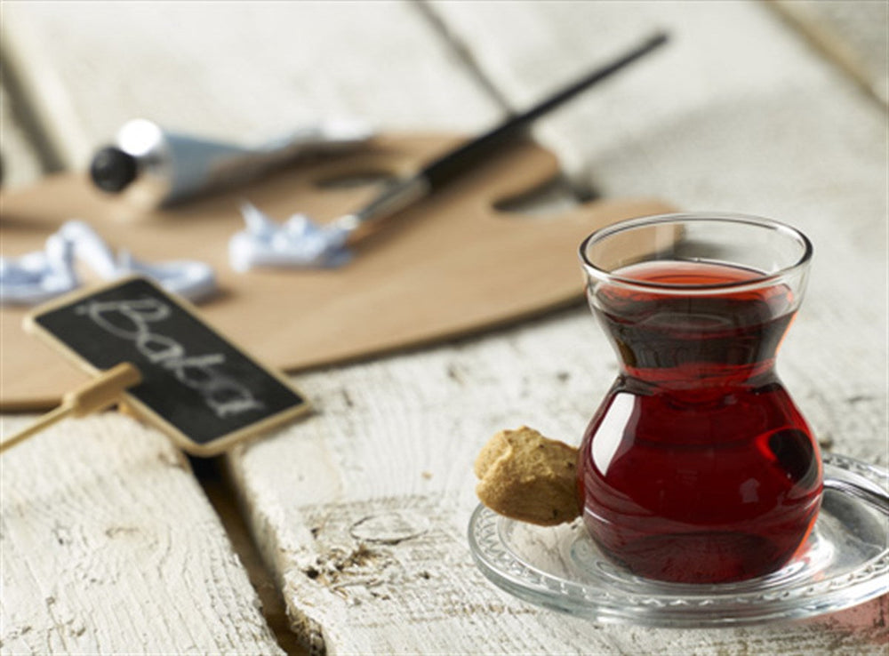 Paşabahçe Etnik - Turkse Theeglazen - 12 Delig - 140 ml