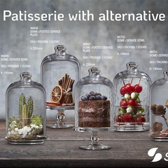 Paşabahçe - Midi Patisserie - Glazen Voorraadpot met Stolp - 126 mm