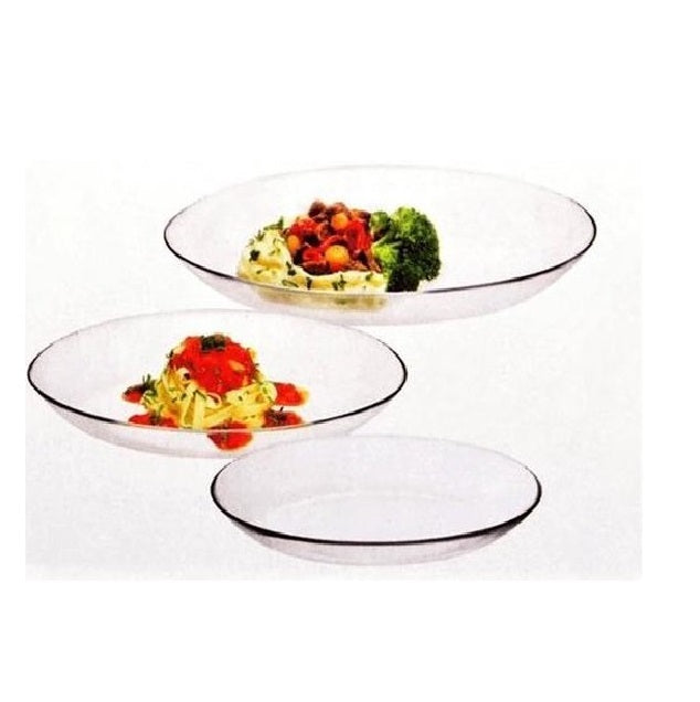 Paşabahçe Invitation - Ovalen Schalen -Ę Set van 3