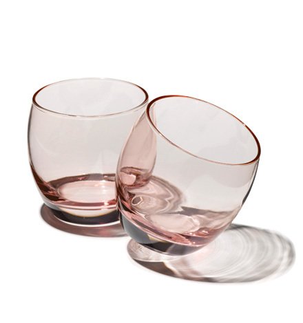 Paşabahçe Barrel - Roze Glazen - Set van 3 - 340 ml