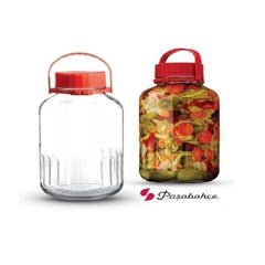 Paşabahçe Kavanoz- Harvest - Glazen Voorraadpot met Deksel - 5L