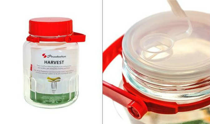 Paşabahçe Kavanoz- Harvest - Voorraadpot Met Deksel - 3L