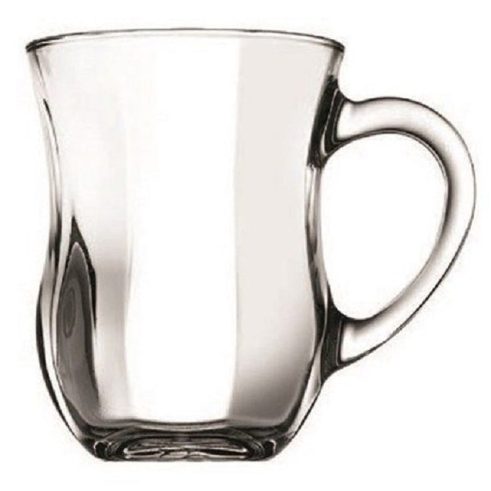 Paşabahçe Dem - Theeglazen Met Oor - Set van 6 - 140 ml