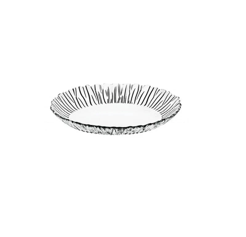 Paşabahçe Aurora - Ovalen Kleine Glazen Serveerschaal - 250 mm x 190 mm - 1 Stuk