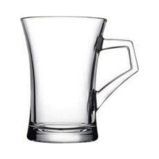 Paşabahçe Azur -Ę Drinkglazen Met Oor - Set van 6 - 120 ml
