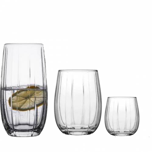 Paşabahçe Linka - Roze Glazen - Set van 6 - 115 ml