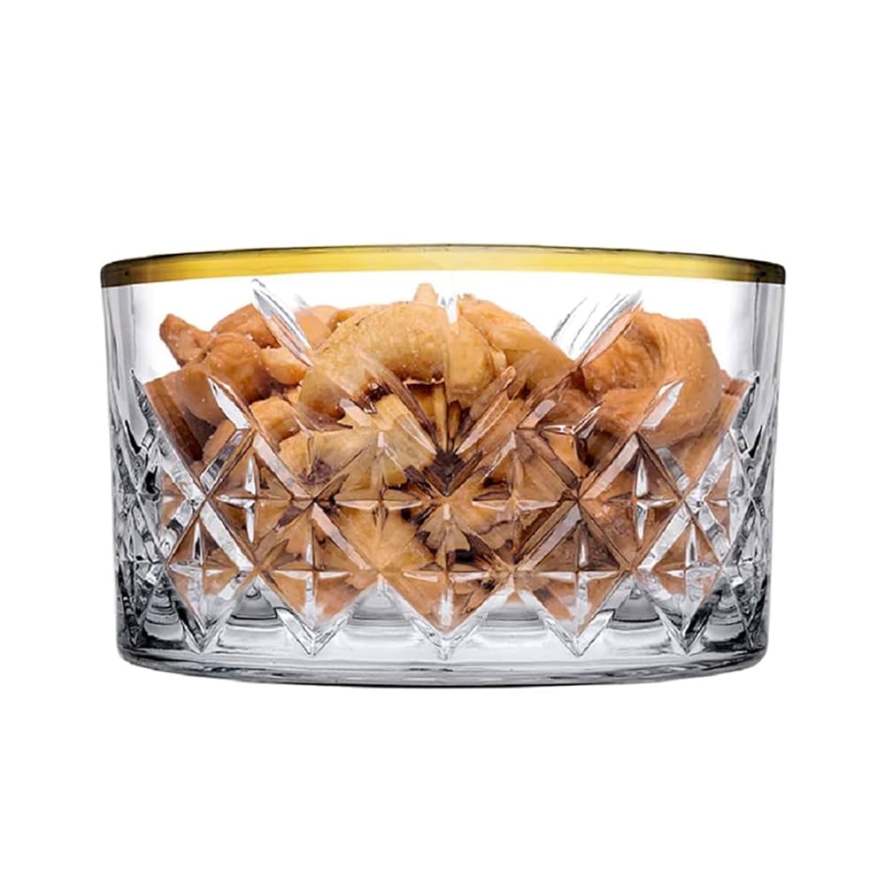 Paşabahçe Timeless - Golden Touch Schaaltjes - Set van 4 - 225 ml
