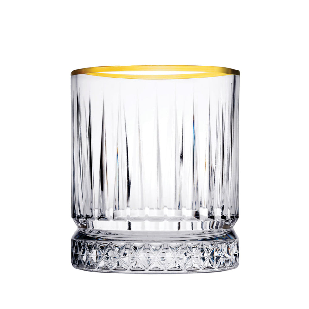 Paşabahçe Elysia - Golden Touch Waterglazen - Set van 4 - 210 ml