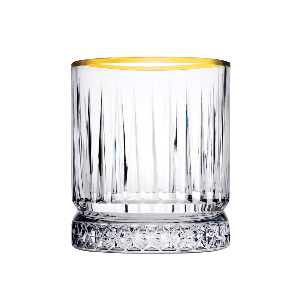 Paşabahçe Elysia - Golden Touch Waterglazen - 355 ml - Set van 4
