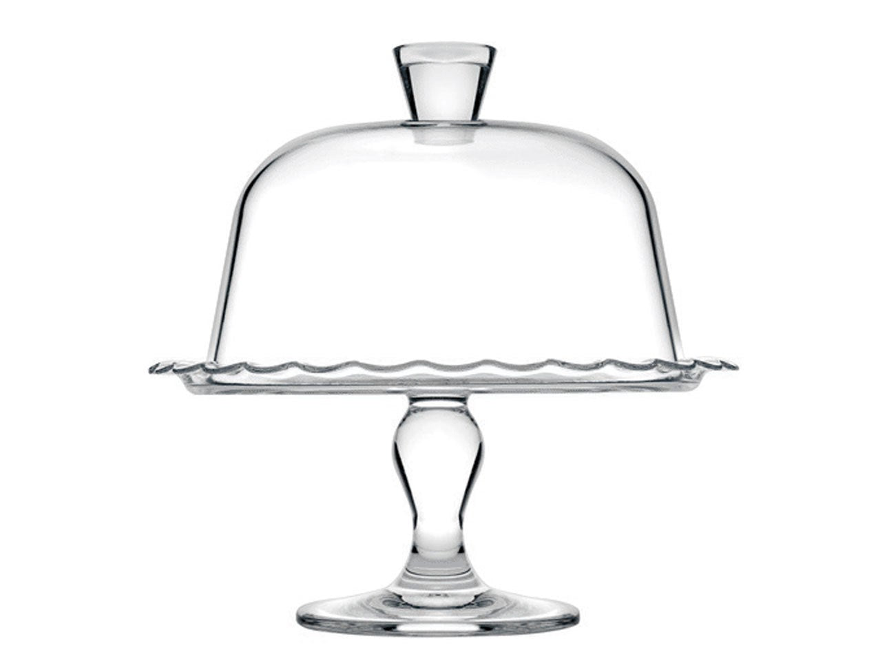 Paşabahçe Petite Patisserie - Taartplateau Op Voet - Met Stolp - 264 cm