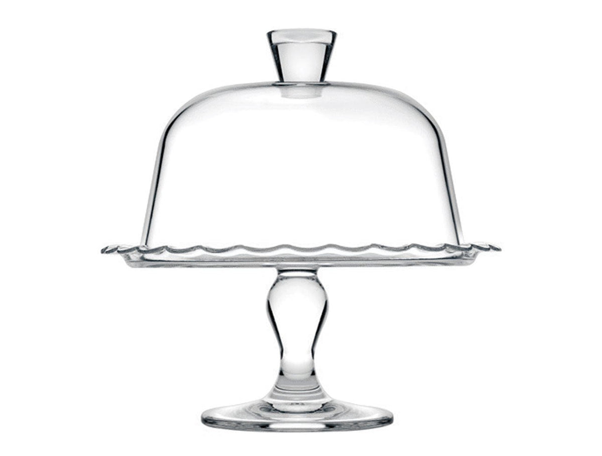 Paşabahçe Petite Patisserie - Taartplateau Op Voet - Met Stolp - 264 cm