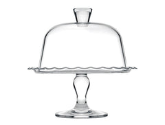 Paşabahçe Petite Patisserie - Taartplateau Op Voet - Met Stolp - 264 cm