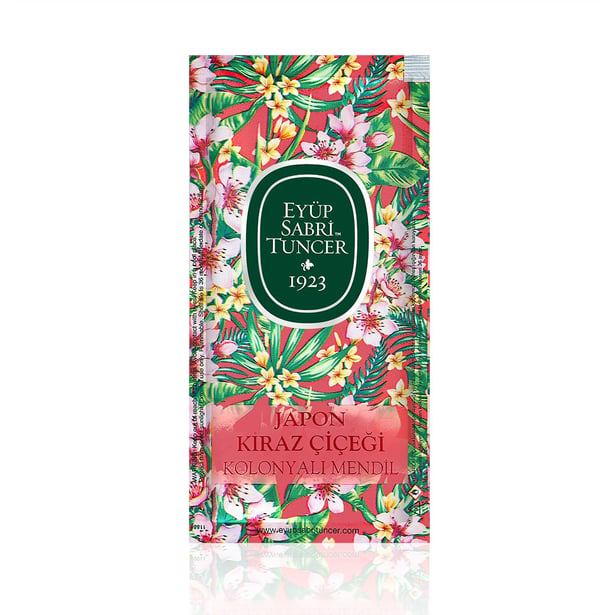 Eyüp Sabri Tuncer – Japanse Kersen – Eau De Cologne Doekjes – 150x (Kolonyalı mendil / Desinfectie)