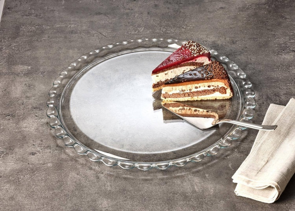 Paşabahçe Maxi Patisserie - Ronde Glazen Dienblad - 370 mm - 1 Stuk