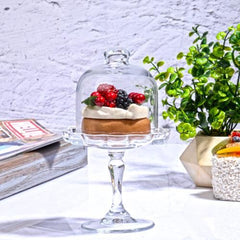 Paşabahçe Mini Pattiserie - Bloemvormige Suikerpot Op Voet - 19 cm