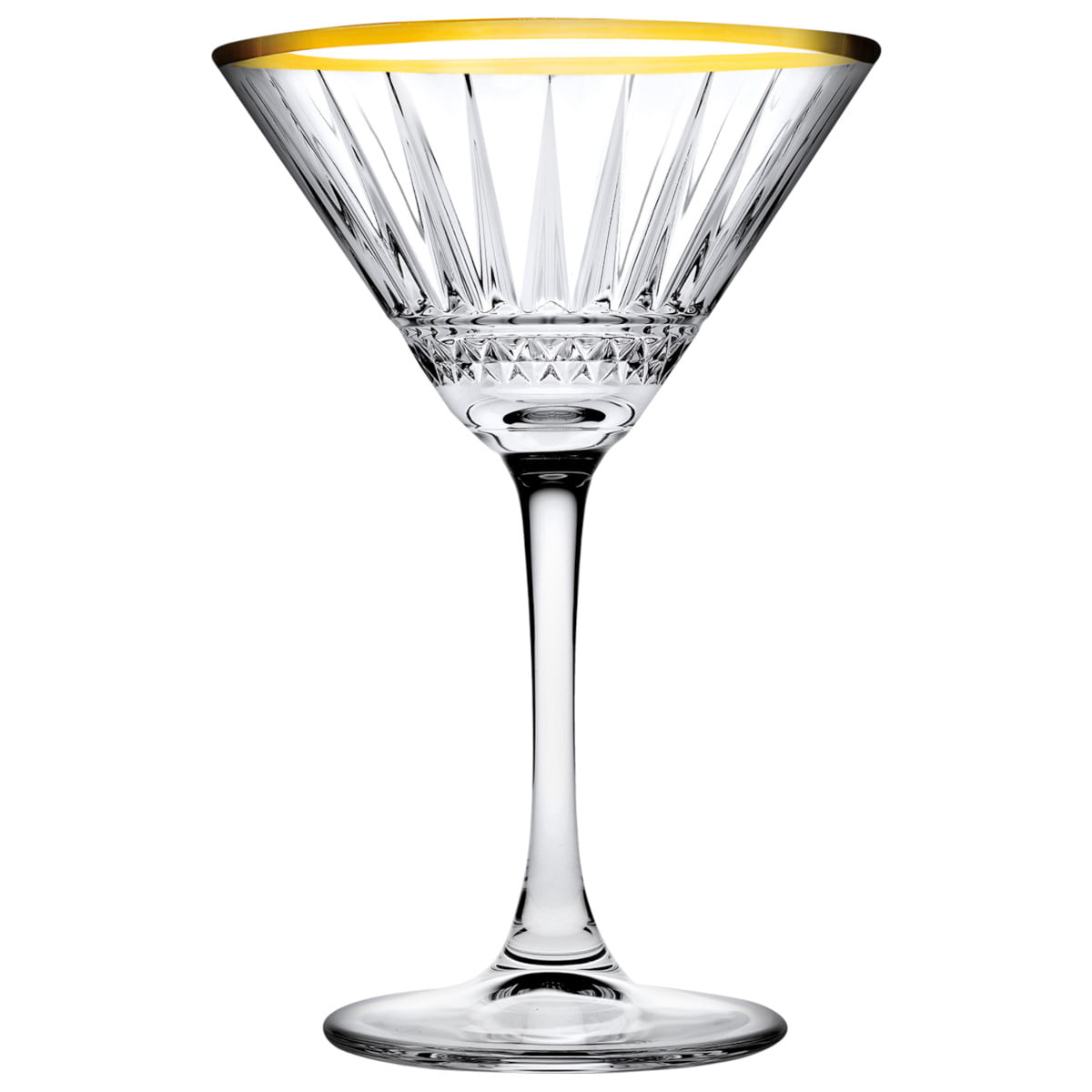 Paşabahçe Elysia - Golden Touch – Cocktailglazen – Set van 4 – 220 ml