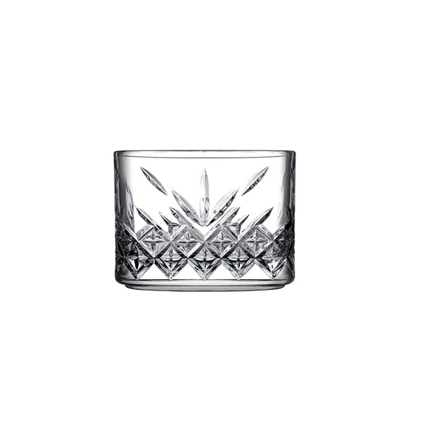 Paşabahçe Timeless - Vierkante Schaaltjes / Cerezlik - Glas - Set van 4 - 80 mm x 80 mm