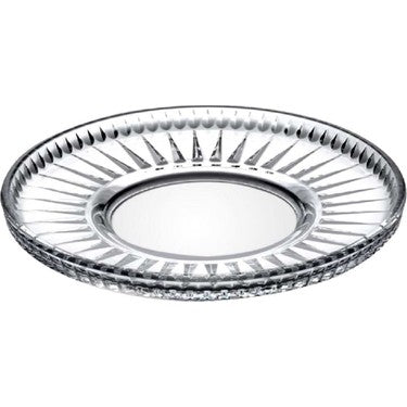 Paşabahçe Elysia – Onderzetters Voor Turkse Theeglazen – Set van 6 – 130 mm - Glas
