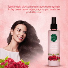 Eyüp Sabri Tuncer – Haartonic + Verzorgingsspray - Hittebescherming – Framboosazijn – 210 ml